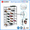 Adjustable Chrome Metal Wine Rack Shelf for Storage